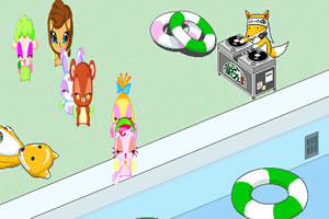 宠物的泳池派对