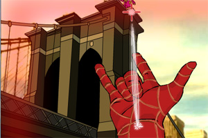 蜘蛛侠发射蛛丝