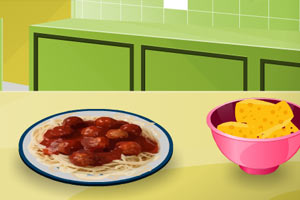 肉丸子意大利面