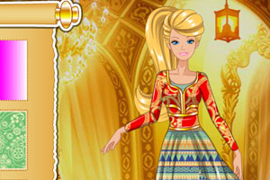 芭比的印度服饰