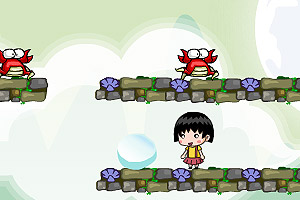 樱桃小丸子抓螃蟹