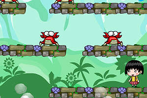 樱桃小丸子抓螃蟹