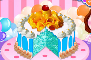 美味冰淇淋蛋糕