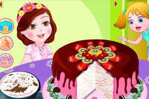 美味冰淇淋蛋糕