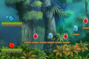 冰娃火娃森林能量