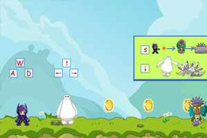 超能陆战队大战僵尸选关版