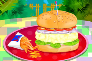 鲔鱼沙拉三明治