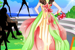 女孩的春季美裙