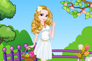 艾莎的复活节装扮