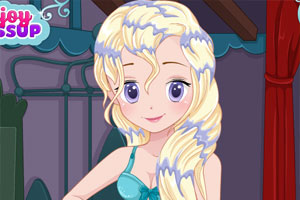 新娘艾莎的发型