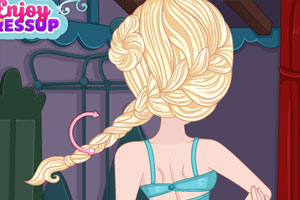 新娘艾莎的发型