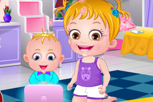 可爱宝贝兄弟姐妹节