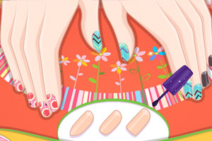 芭比复活节美甲