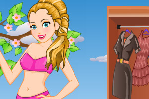 复活节的小女孩