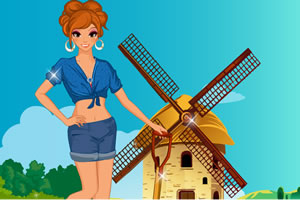 漂亮的农场姑娘