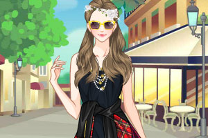 女孩的美丽春装