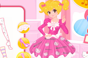 设计凯蒂猫礼服裙