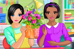 手工课上的美女