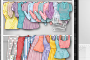 漂亮的浅色系服饰