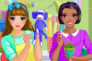 手工课上的美女