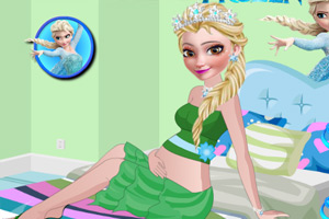 时尚的孕妇艾莎