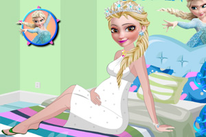 时尚的孕妇艾莎