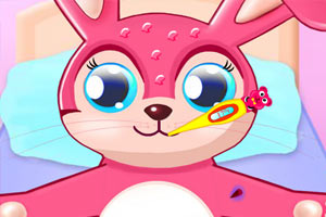 医生给兔子看病