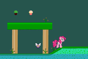 红色小马吃蛋糕