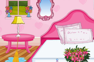 芭比公主打扫房间