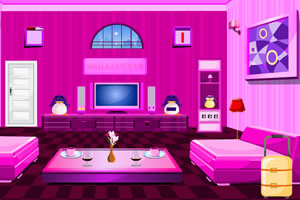 逃离粉色调房间