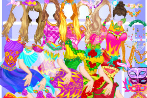 漂亮的美人鱼装扮