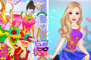 漂亮的美人鱼装扮