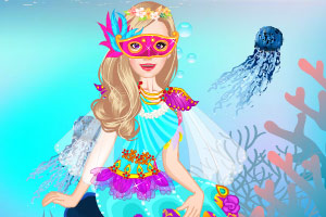 漂亮的美人鱼装扮