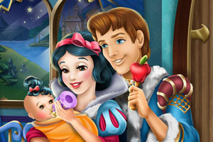 白雪公主喂养宝贝