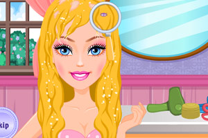 女孩头上长虱子