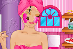 芭比做美容