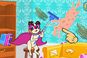 芭比脏乱的卧室