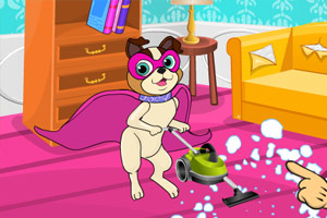 芭比脏乱的卧室