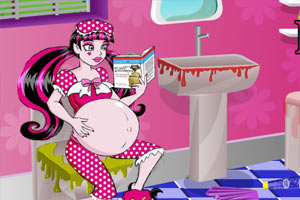 怪物高打扫浴室