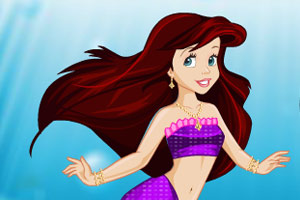 打扮漂亮的美人鱼