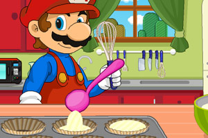 超级玛丽纸杯蛋糕