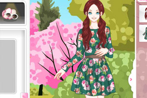 春天漂亮的裙子