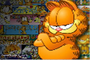 可爱加菲猫拼图