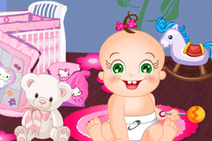 玫瑰宝宝装扮卧室