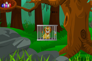 小狮子牢笼逃生