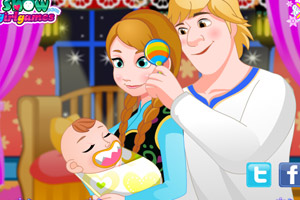 安娜照顾小宝贝