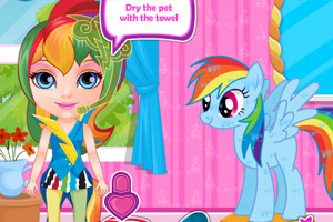 芭比宝贝的彩虹小马