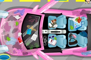 清洁粉色小轿车3