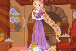 长发公主整理房间