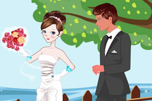 可爱新娘新郎装